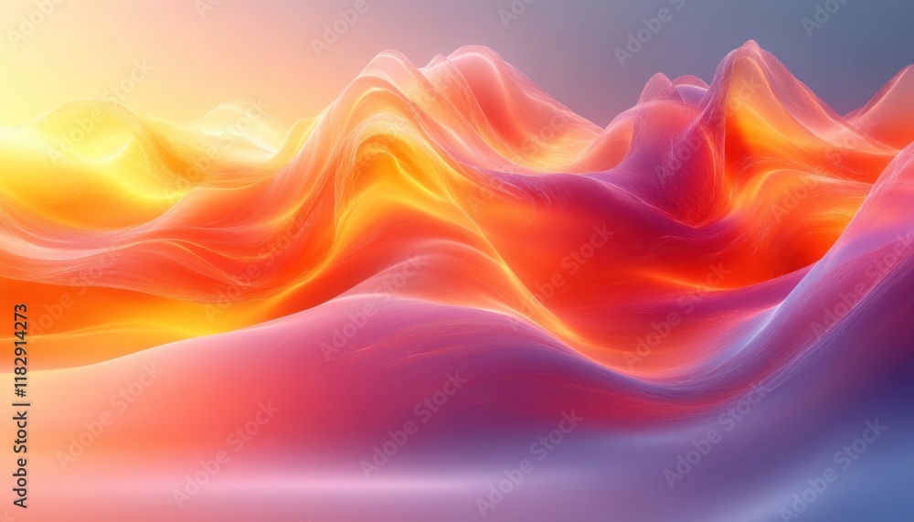 Poster abstract orange background with gradient texture smooth bright colorful design for halloween