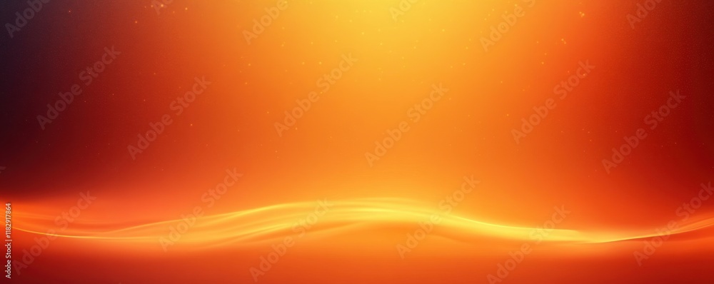 Poster Vibrant Abstract Background with Smooth Gradient in Orange and Yellow for Product Display