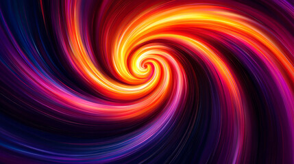 Obraz premium Abstract Swirling Vortex: Vibrant Colors and Dynamic Motion