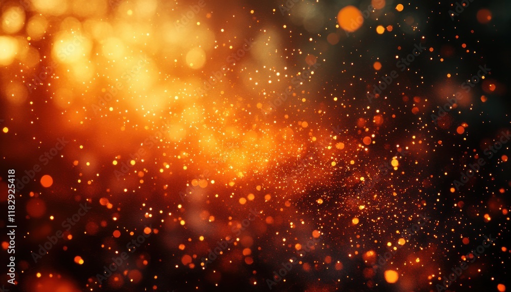 Poster warm golden light abstract background with soft bokeh dreamy atmosphere texture