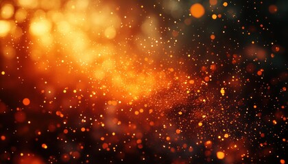 Fototapeta premium Warm Golden Light Abstract Background with Soft Bokeh Dreamy Atmosphere Texture