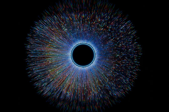 Abstract Visualization of Radiating Light and Energy