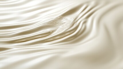 Obraz premium Close-up of smooth, creamy, flowing fabric with subtle texture and light reflections.
