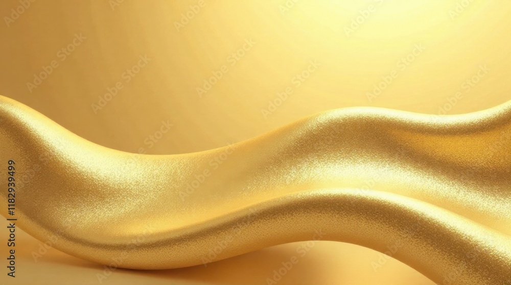 Poster abstract golden wave background texture, luxurious and elegant design element