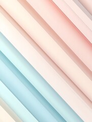 Obraz premium Soft Pastel Stripes in Diagonal Arrangement for Abstract Background