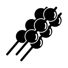 Dango Food Icon, Simple Icon Vector Design, best used for presentation, application, web and banner	