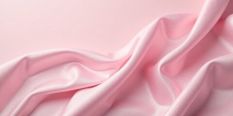 Fototapeta premium Soft Pink Silk Drape Elegant Texture Background for Design