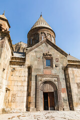 Obraz premium Armenia, Ararat Province. Geghard Monastery. Katoghike Chapel.