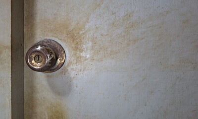 Stubborn dirt and grime on doorknobs and door panels