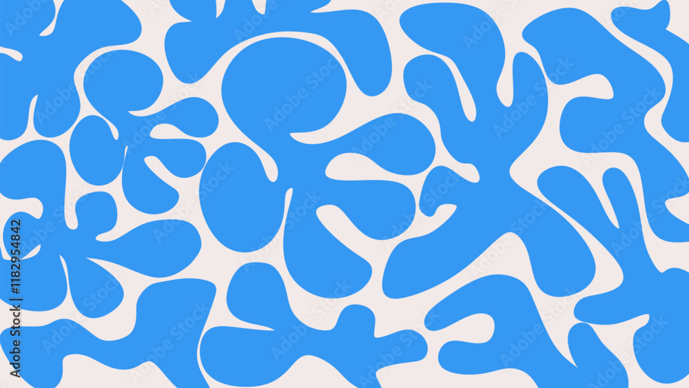 Poster abstract seamless texture background with a floral theme with curved shapes like waves. abstract arc