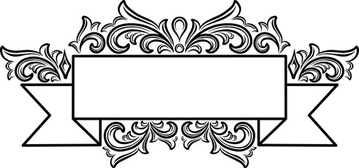 Vintage black frame design. Perfect for invitation cards, book covers, wallpapers, banners, web