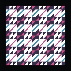 Fototapeta premium Abstract Geometric Seamless Patterns for Modern Pattern Design Enthusiasts - Stunning Vector Illustrations and Textures for Stylish and Elegant Backgrounds.