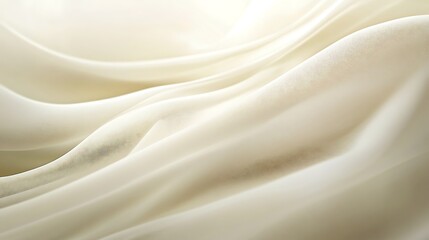 Obraz premium Elegant Draped Cream Colored Fabric Texture