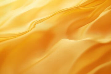 Soft Golden Yellow Fabric Background with Gentle Light and Warm Atmosphere for Creative Use