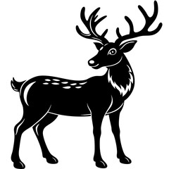 deer silhouette vector