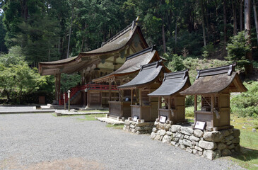 日吉大社　白山宮本殿・劔宮社・小白山社・八坂社・北野社　滋賀県大津市坂本