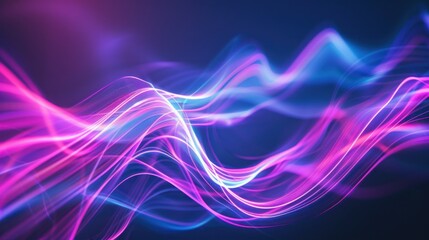 Fototapeta premium Abstract Neon Waves
