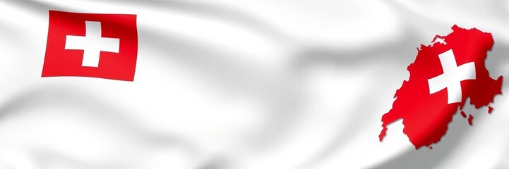 3D rendering of Basel-Landschaft flag, a canton in Switzerland, region, design, canton