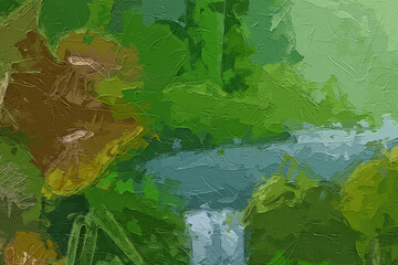 Various oil paintings, flowers, fruits, cranes, tigers, tropical leaves, cats, dogs, parrots, beautiful things