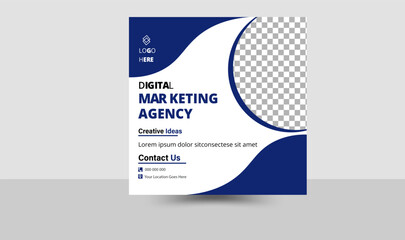 Digital marketing agency social media post design