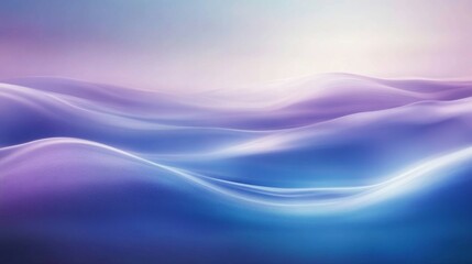 Fototapeta premium Abstract waves of purple and blue. Serene and calming.