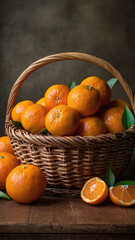 basket of oranges