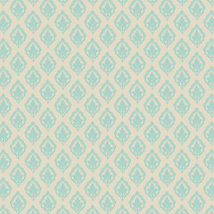 Background paper or fabric, with floral damask and baroque, seamless ornamental pattern