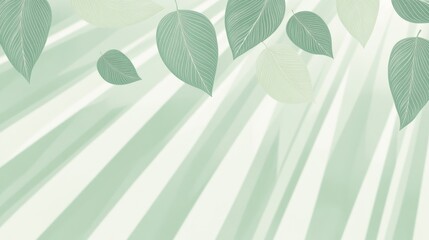 Eco-friendly background. Green leaves background. Simple banner background.
