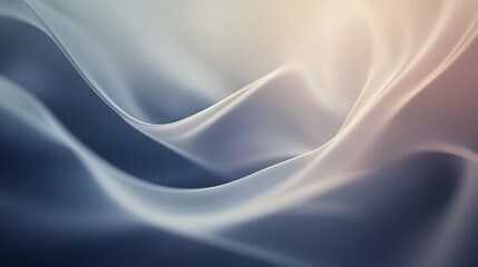 Obraz premium Abstract Draped Fabric Showing Soft Gradients Of Color