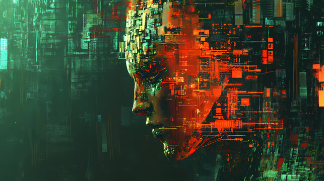 Malware reverse engineering, layered obfuscation and complex algorithms. obfuscate. illustration. Riversong. Illustration