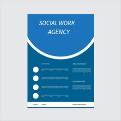 flyer design modern corporate trust agency 