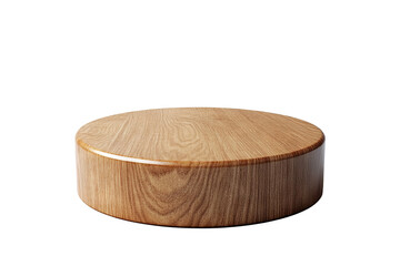 Wooden Display Stand Minimalist Product Photography. wooden board on transparant background