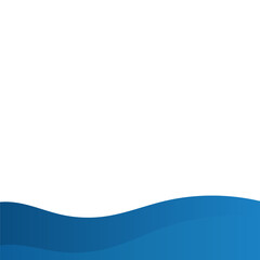 Blue Gradient Footer