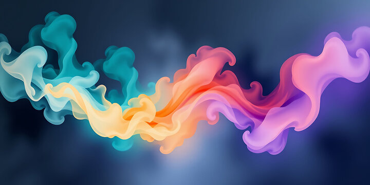 The essence of an abstract background with smoke, emphasizing the dynamic and artistic elements present