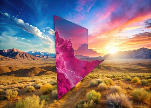 Nevada Landscape Photography, Fuscia Map, High-Resolution PNG Images