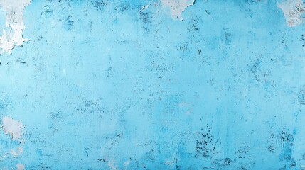 Obraz premium Textured blue wall with peeling paint