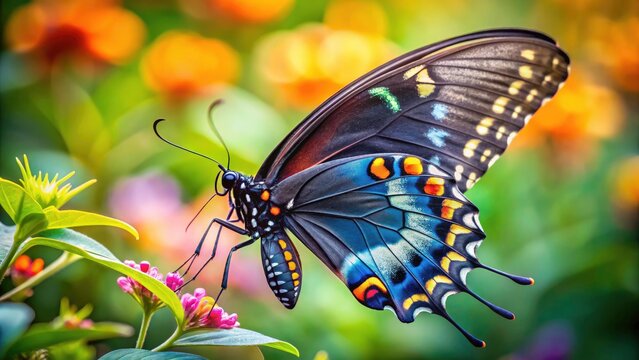 Pipevine Swallowtail Butterfly 2019-255: Stunning Close-Up,  Insect Photography, Nature Image, Wildlife