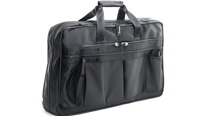Naklejka premium A black Samsonite bag with a black strap