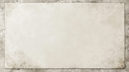 flat blank beige rectangular piece of paper with textured background, perfect for presentations or artistic displays. Its subtle tones evoke sense of calm and simplicity
