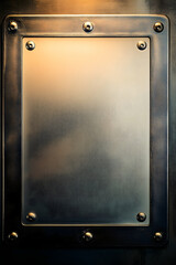 37ステンレススチールアルミニウムメタルプレート背景テクスチャ　Gererated AI