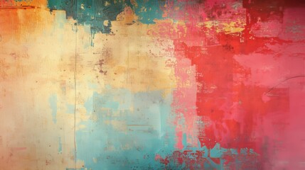 Abstract Colorful Background with Vibrant Textures in Shades of Red, Blue, and Yellow for Artistic and Creative Projects