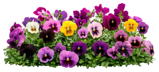 PNG Pansies flower bed pansies flowers pansy.