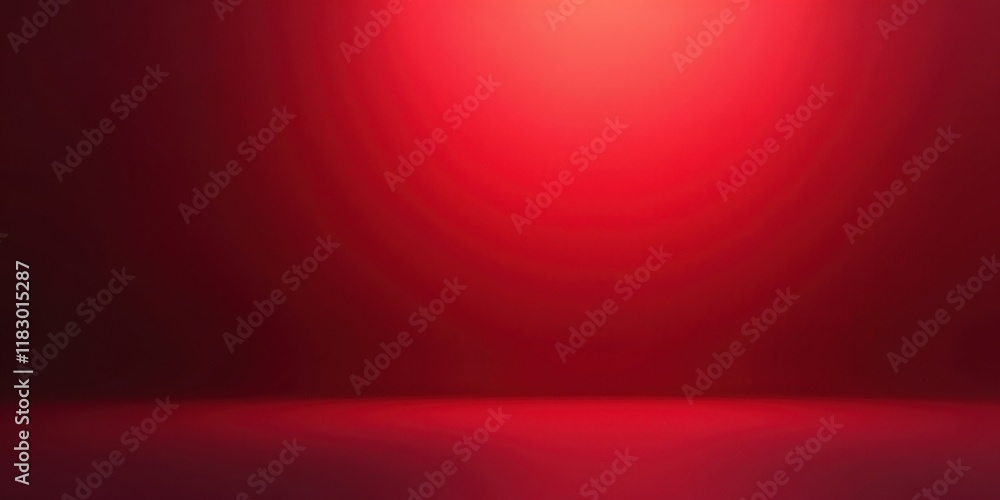 Aufkleber Deep Red Gradient Background A Smooth, Versatile Studio Backdrop for Design Projects