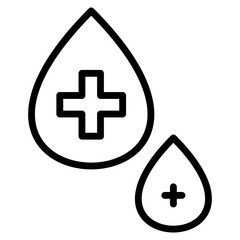 Obraz premium Blooddrop Icon