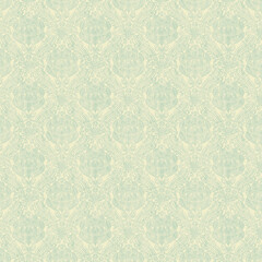 Background paper or fabric, with floral damask and baroque, seamless ornamental pattern