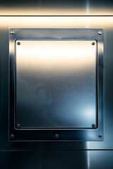 Obraz premium 3ステンレススチールアルミニウムメタルプレート背景テクスチャ Gererated AI