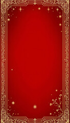 Obraz premium Elegant Red and Gold Festive Background Design