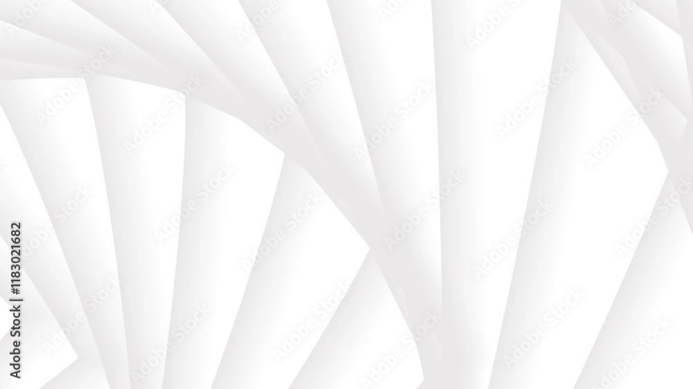 Poster white color wavy background animation ,simple white background concept