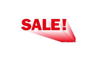 SALE（セール）をアピールする、3Dのグラフィック素材
