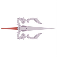 Pataka Nageshwara Sang Dwija Naga Tirta Amertha Indonesian traditional sword Indonesia culture heritage blade dagger tradition weapon spear protection glory symbol design icon